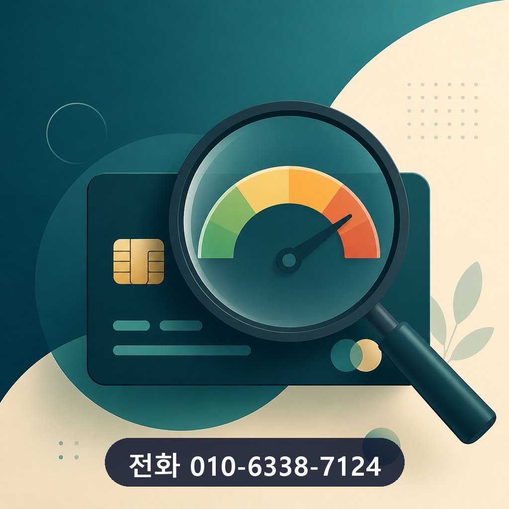 카드깡 사이트 한도 확인 이미지 · 문의 010-6338-7124