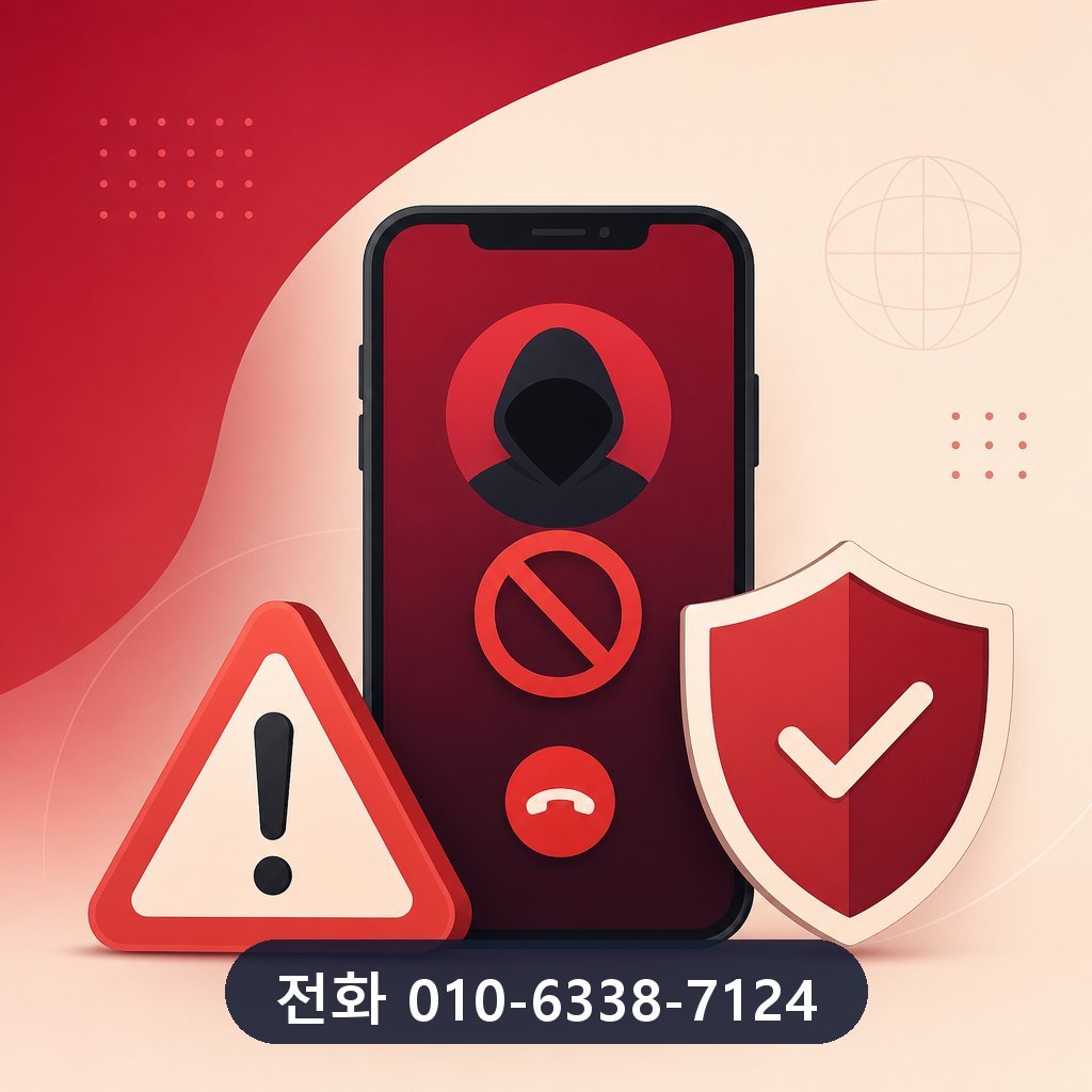 카드깡 사이트 피해 예방 주의사항 이미지 · 문의 010-6338-7124
